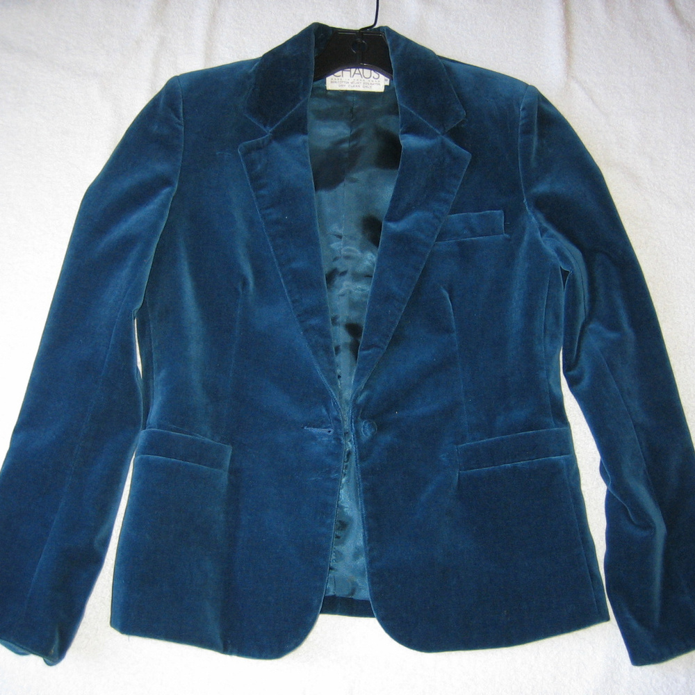 Chaus Velvet Jacket - Made In Hong Kong
